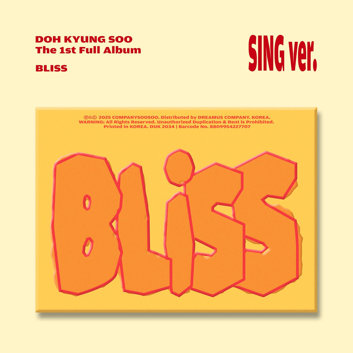 Amazon.co.jp: D.O. The 1st Full Album 'BLISS' (Sing Ver